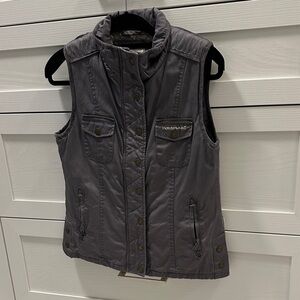 Women's Charcoal Sleeveless Vest